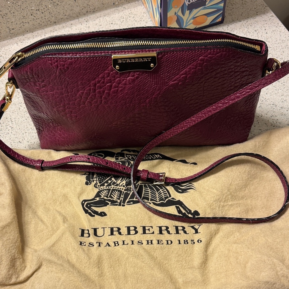 Burberry Women's Deep Red Crossbody Bag